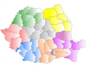 Map of Romania